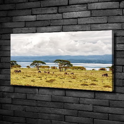 Canvas wall art Naivasha Lake