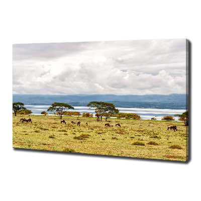 Canvas wall art Naivasha Lake