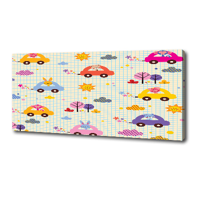 Canvas wall art Cars