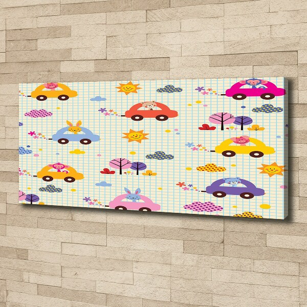 Canvas wall art Cars