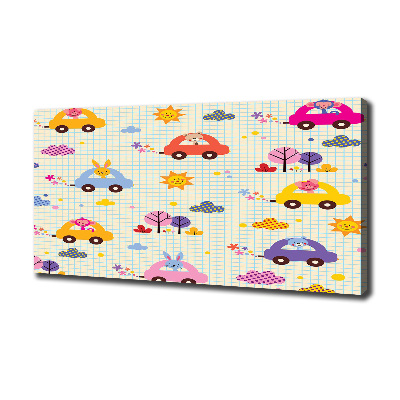 Canvas wall art Cars