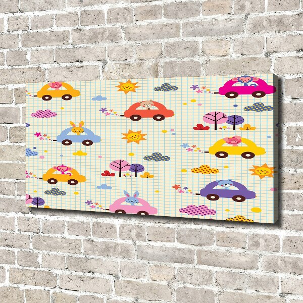 Canvas wall art Cars