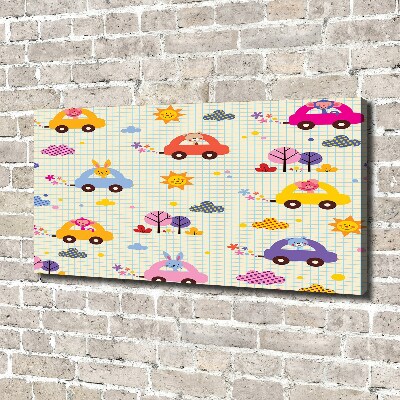 Canvas wall art Cars