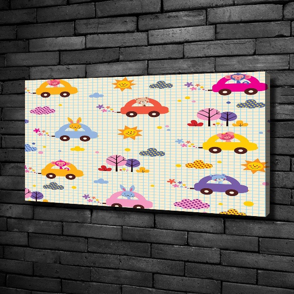 Canvas wall art Cars