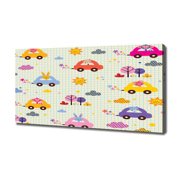 Canvas wall art Cars