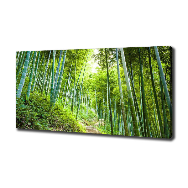 Canvas wall art Bamboo forest