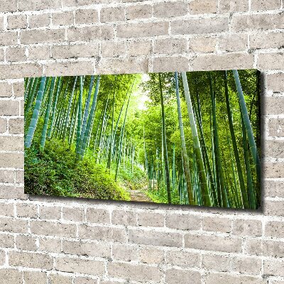 Canvas wall art Bamboo forest