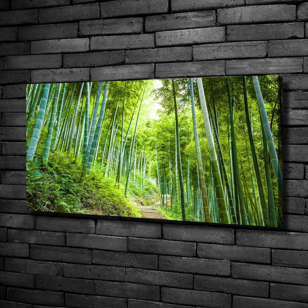 Canvas wall art Bamboo forest