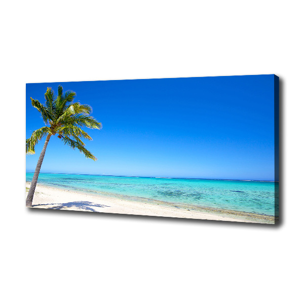 Canvas wall art Tropical beach