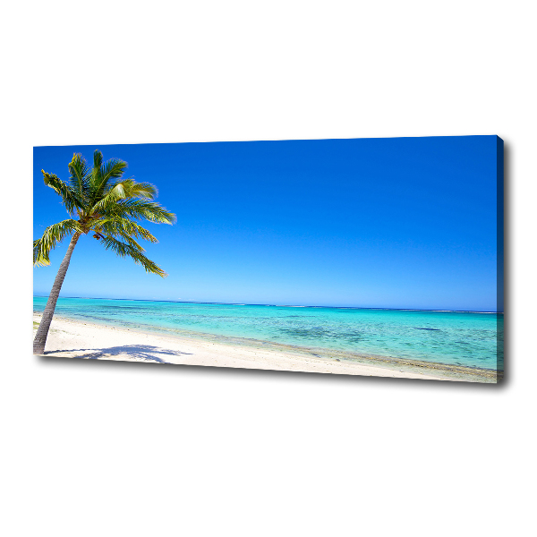 Canvas wall art Tropical beach