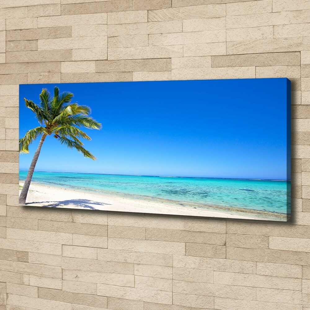 Canvas wall art Tropical beach