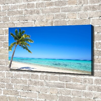 Canvas wall art Tropical beach