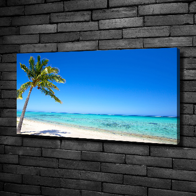 Canvas wall art Tropical beach