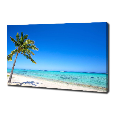 Canvas wall art Tropical beach