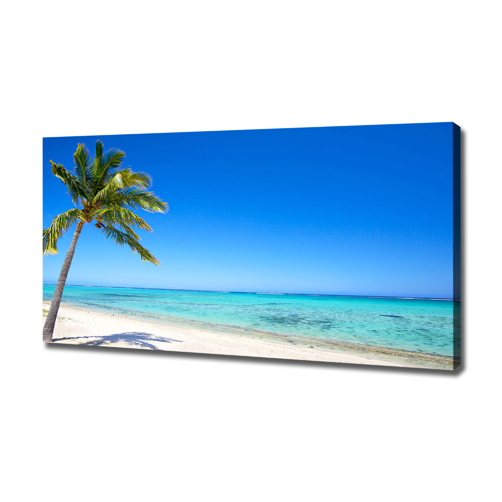 Canvas wall art Tropical beach