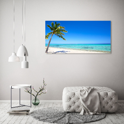 Canvas wall art Tropical beach