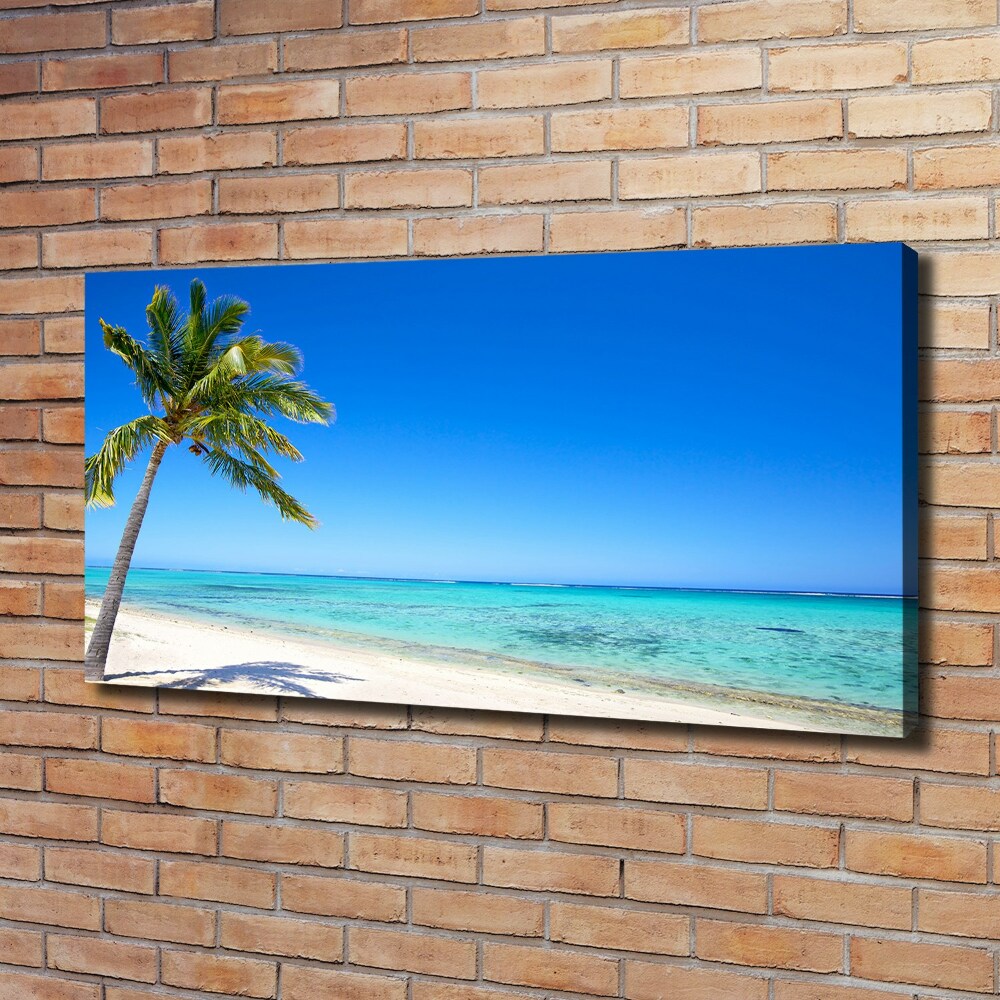 Canvas wall art Tropical beach