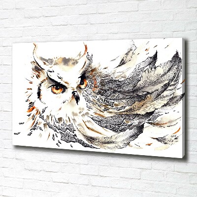 Large canvas wall art Owl