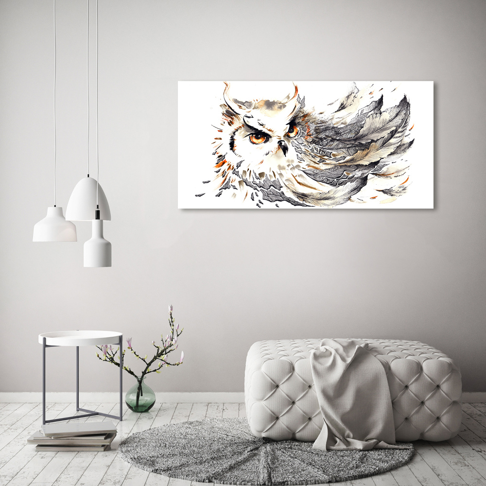 Large canvas wall art Owl