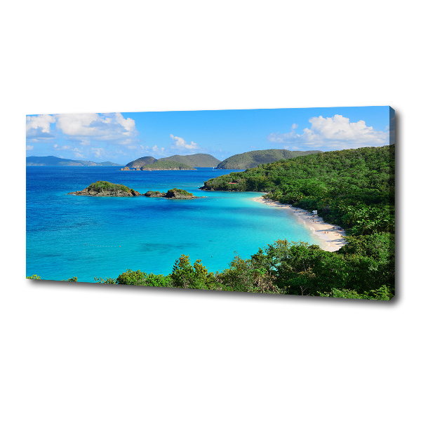 Canvas wall art Virgin Islands