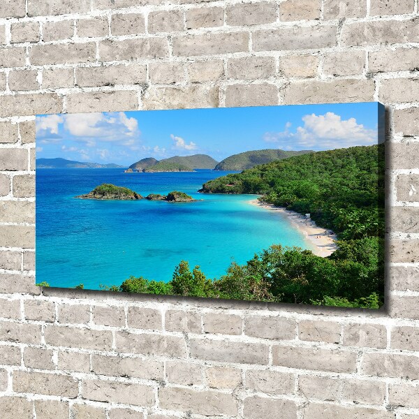 Canvas wall art Virgin Islands