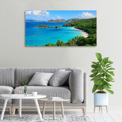 Canvas wall art Virgin Islands