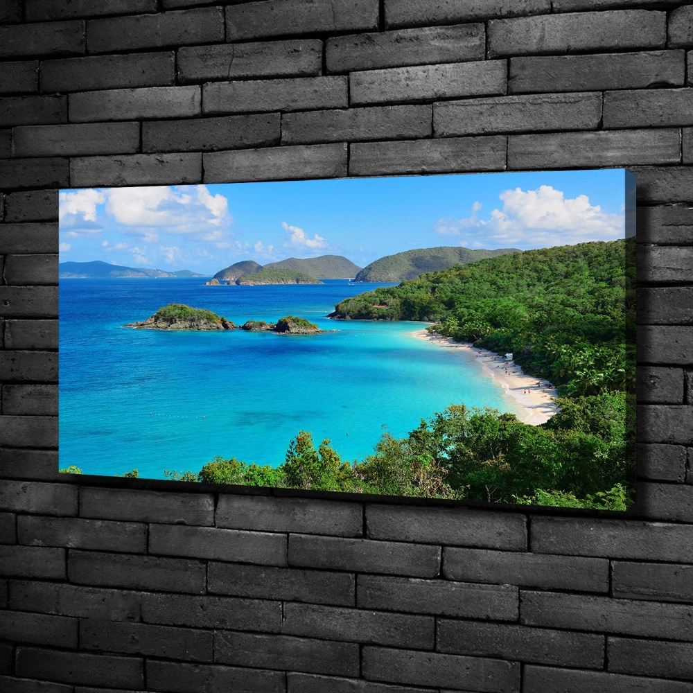 Canvas wall art Virgin Islands