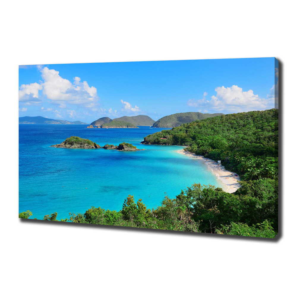 Canvas wall art Virgin Islands