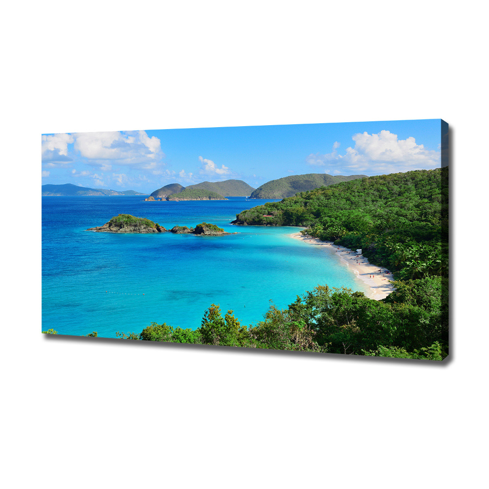 Canvas wall art Virgin Islands