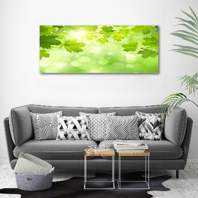 Canvas wall art Chestnut leaves