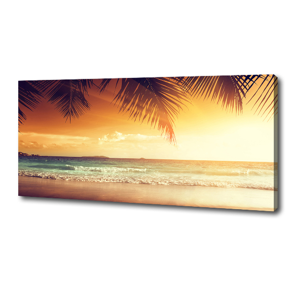 Canvas wall art Tropical beach