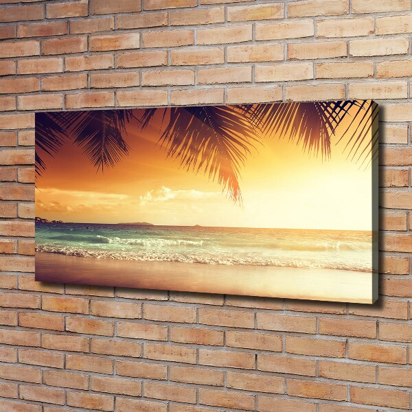 Canvas wall art Tropical beach