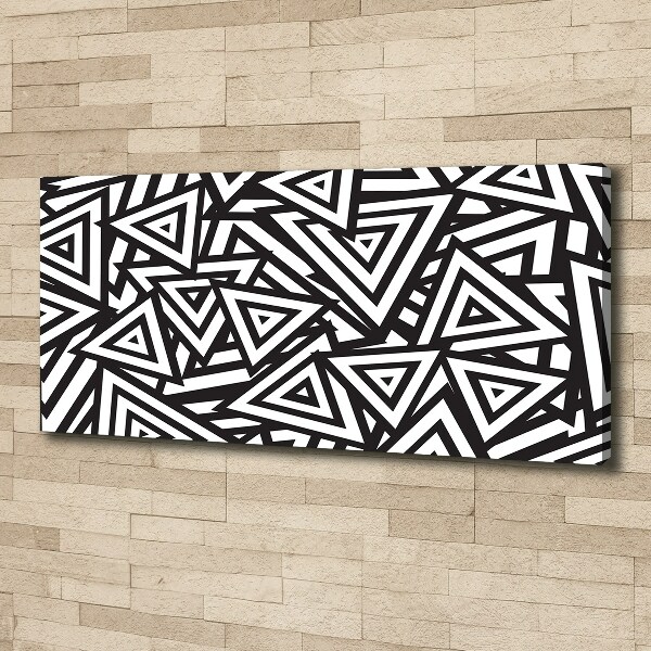 Canvas wall art Triangles