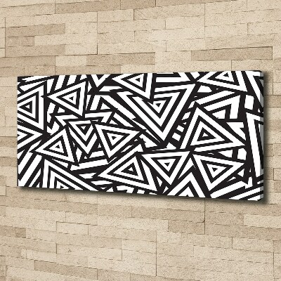 Canvas wall art Triangles