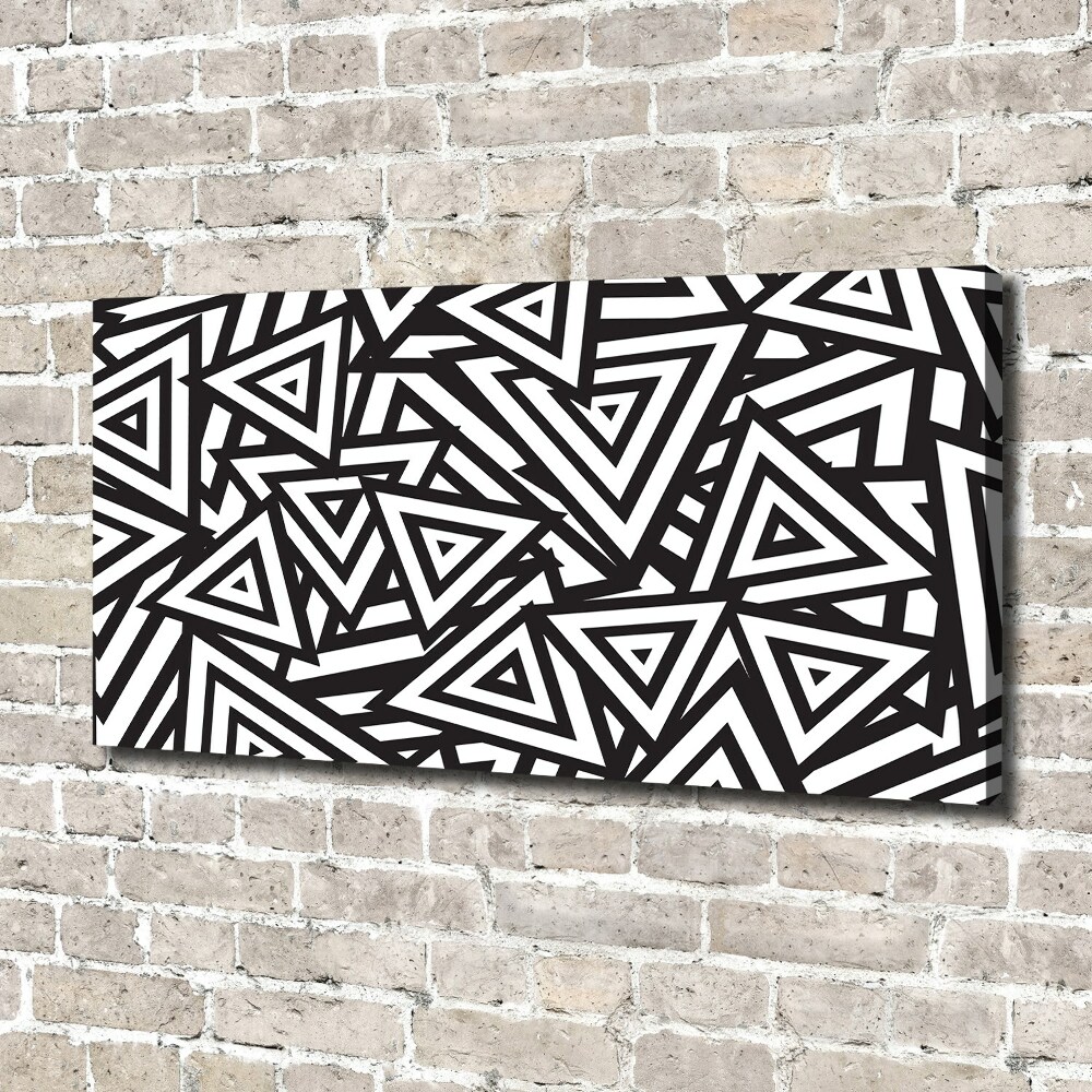 Canvas wall art Triangles