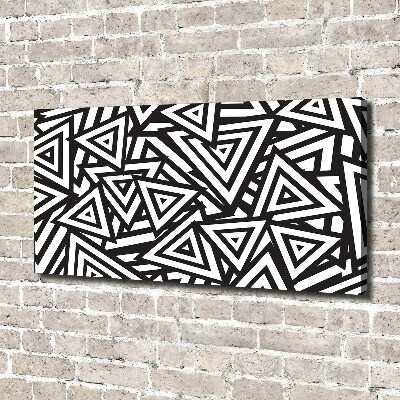 Canvas wall art Triangles