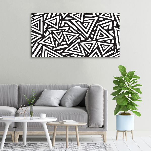 Canvas wall art Triangles