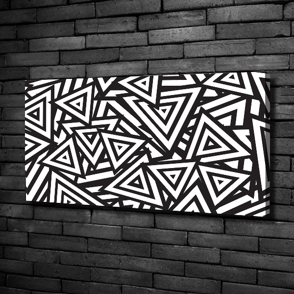 Canvas wall art Triangles