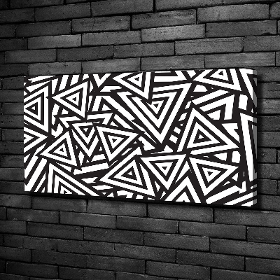 Canvas wall art Triangles