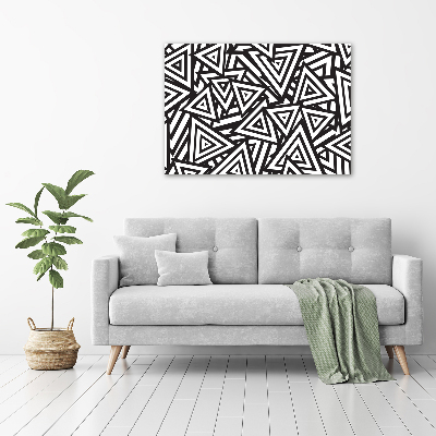 Canvas wall art Triangles