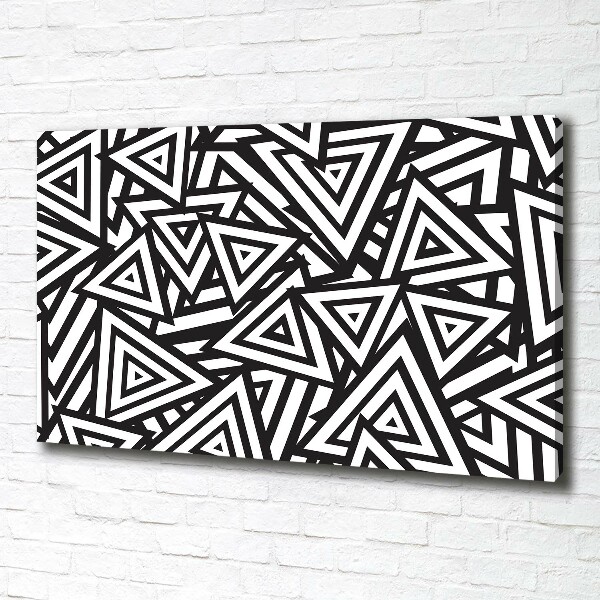 Canvas wall art Triangles