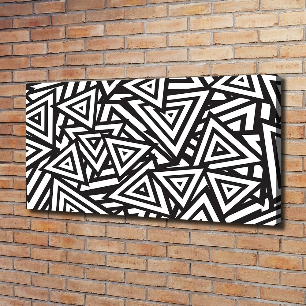 Canvas wall art Triangles