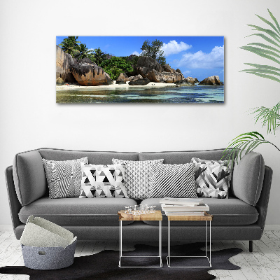 Canvas wall art Seszele panorama