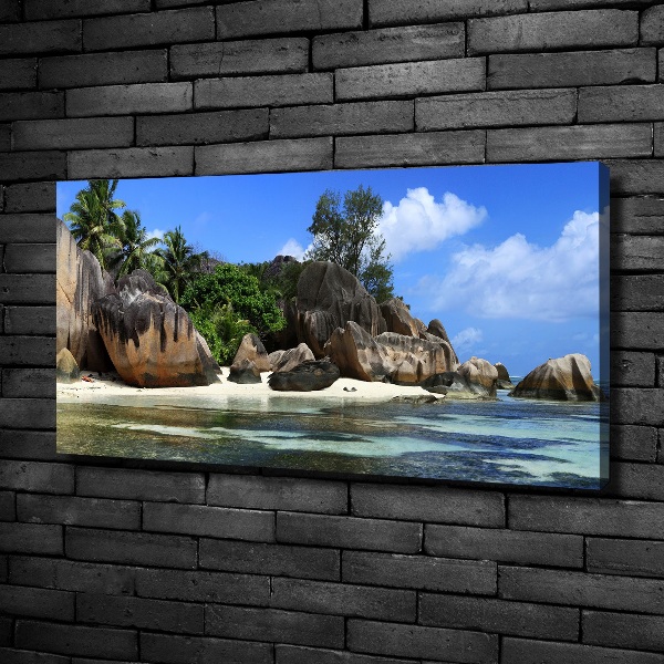 Canvas wall art Seszele panorama