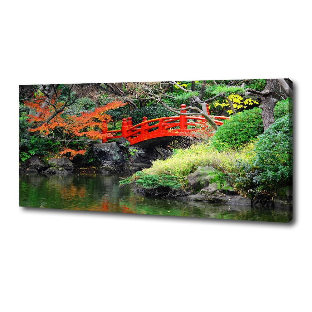 Canvas wall art Japanese garden