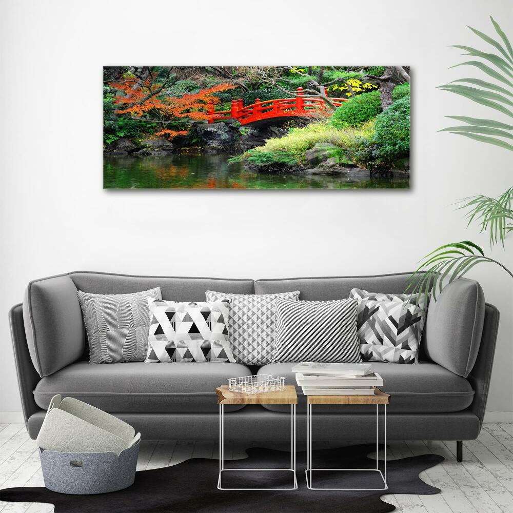 Canvas wall art Japanese garden