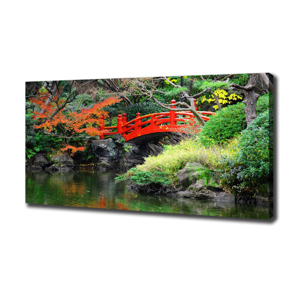 Canvas wall art Japanese garden