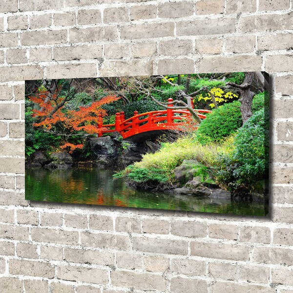 Canvas wall art Japanese garden