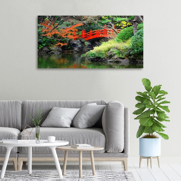 Canvas wall art Japanese garden