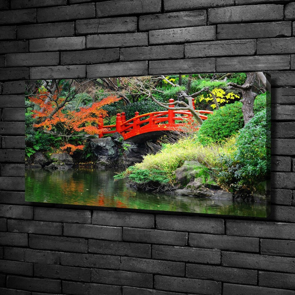 Canvas wall art Japanese garden